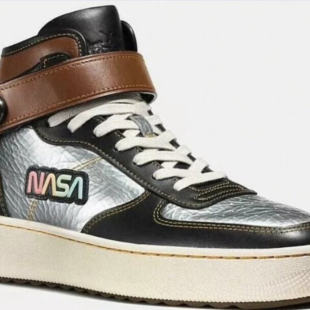 BRAND NEW Size 8.5 MEN 10 WOMEN Coach  Space Collection High Top “Nasa” G1016 - Picture 3 of 10